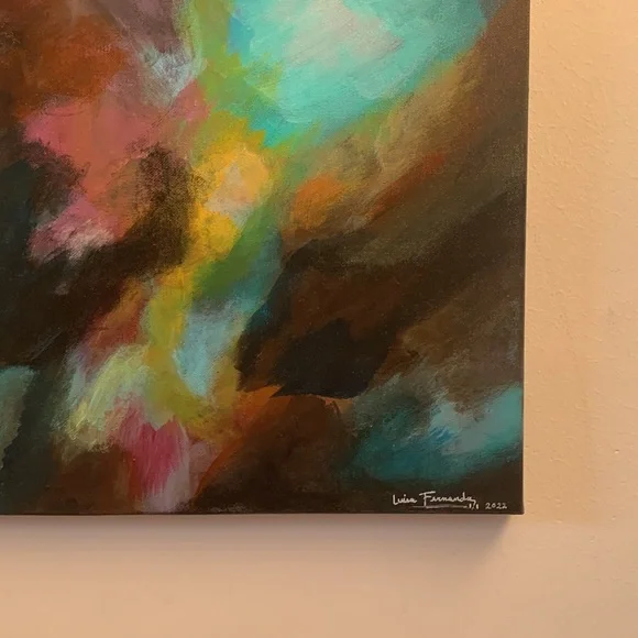 Original Abstract painting “The Multiverse “ The Luisa Fernanda collection - Picture 2 of 6